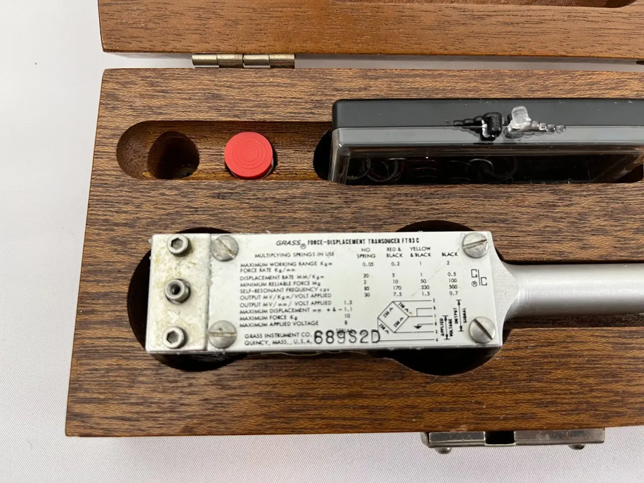 Billede 2 - Grass Model 7P1 Displacement Transducer Vintage