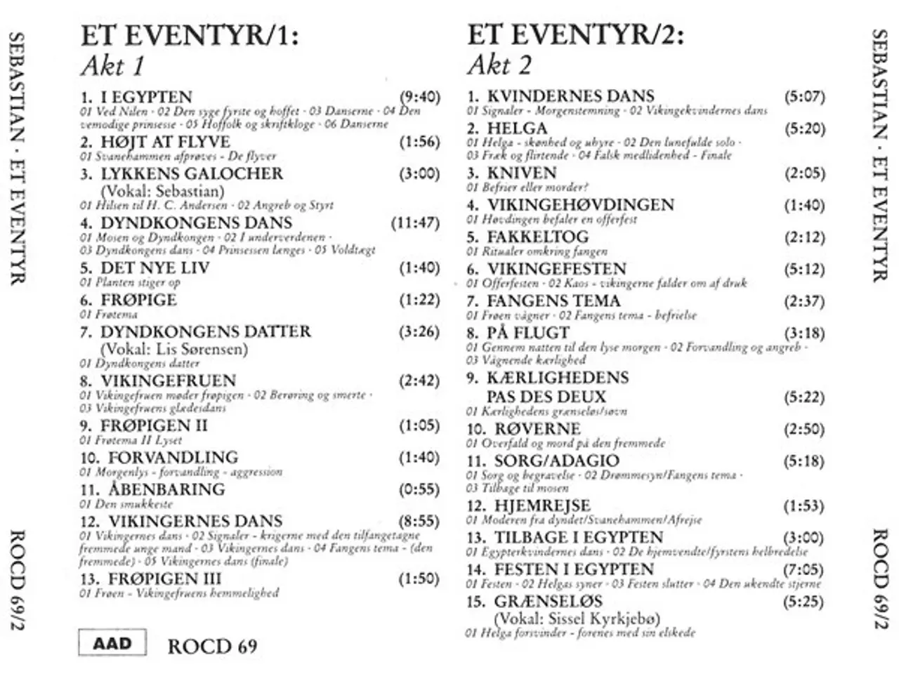 Billede 2 - Sebastian – Et Eventyr – 2CD