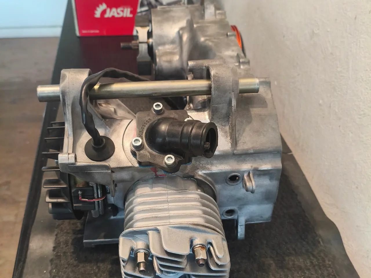 Billede 3 - Nyrenoveret lang minarell motor 70cc midrace