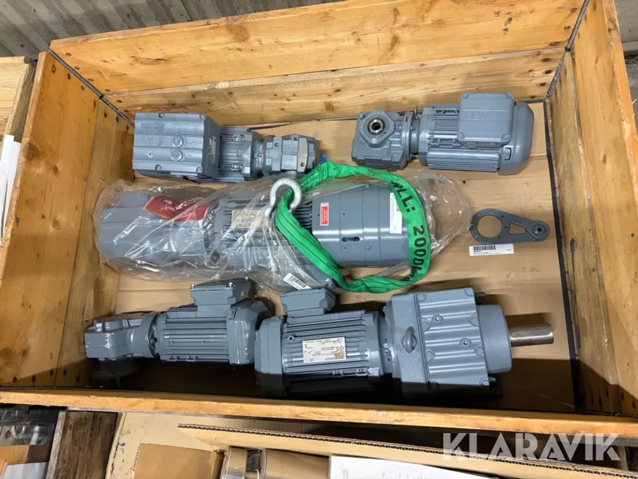 Billede 2 - El motor + Tromlemotor 2 paller