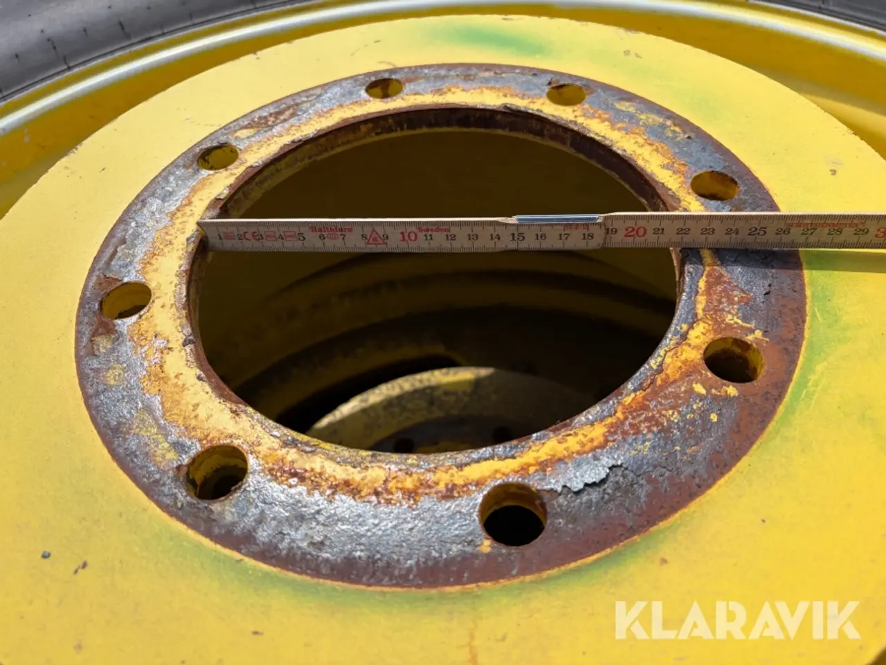 Billede 5 - Sprøjtehjul Mitas 4 styk - fra John Deere 6620
