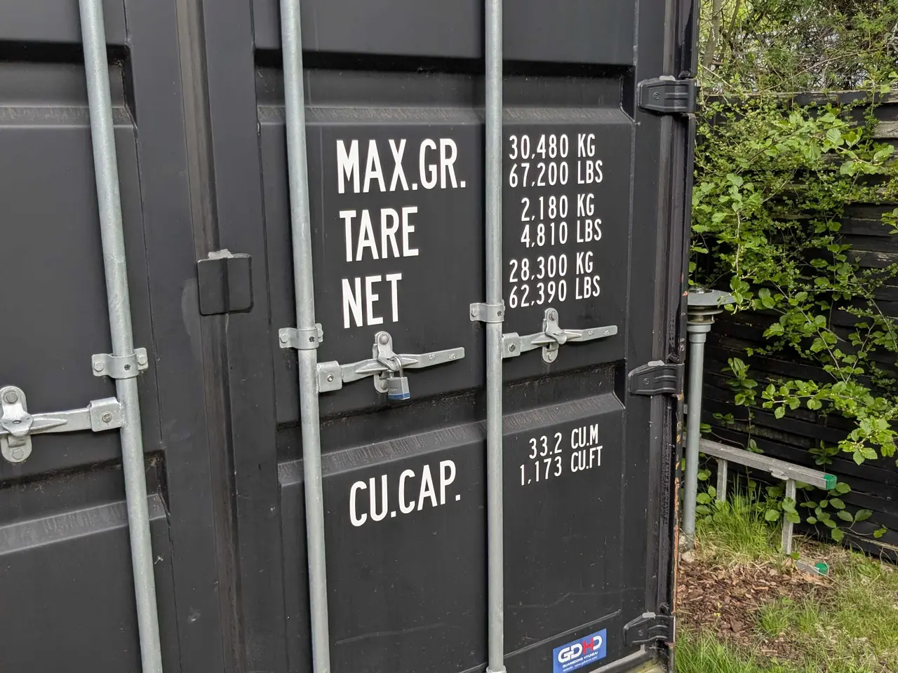 Billede 1 - Isoleret 20 fods container