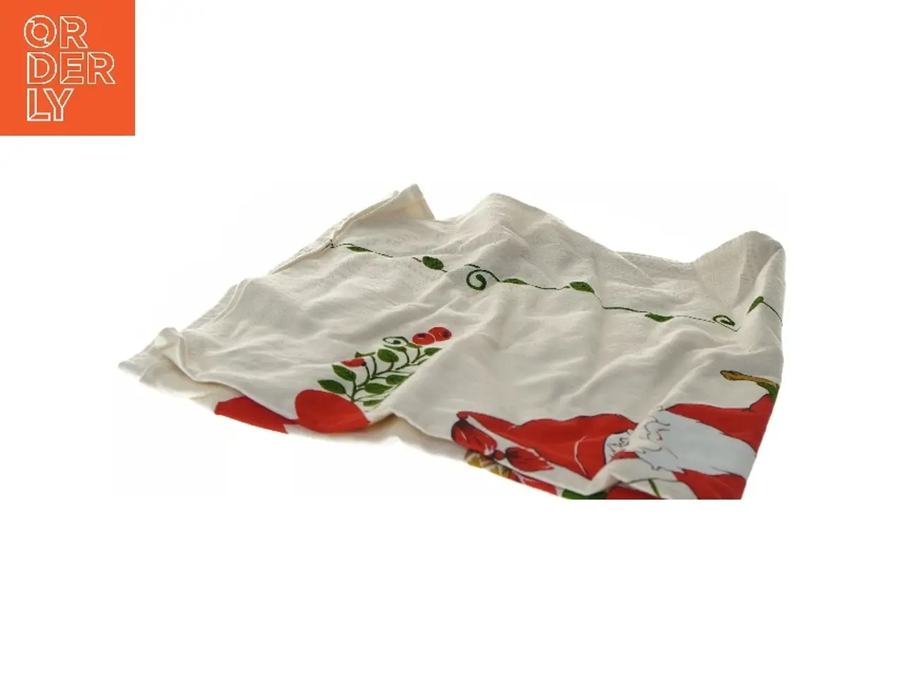 Billede 3 - Juledug med julemand (str. 72x150 cm)