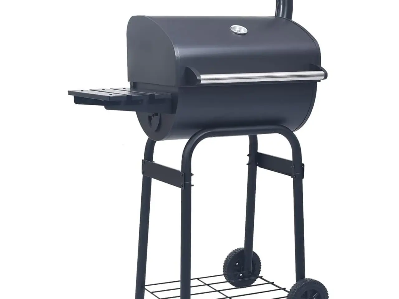 Billede 1 - Kulgrill/rygegrill med bundhylde sort
