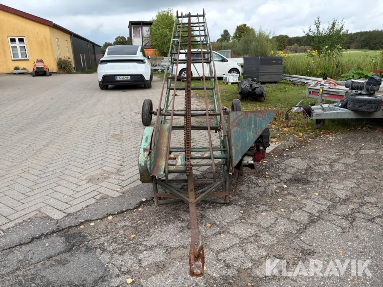 Billede 2 - Hø- og halmtransportør Duks Honda GX120