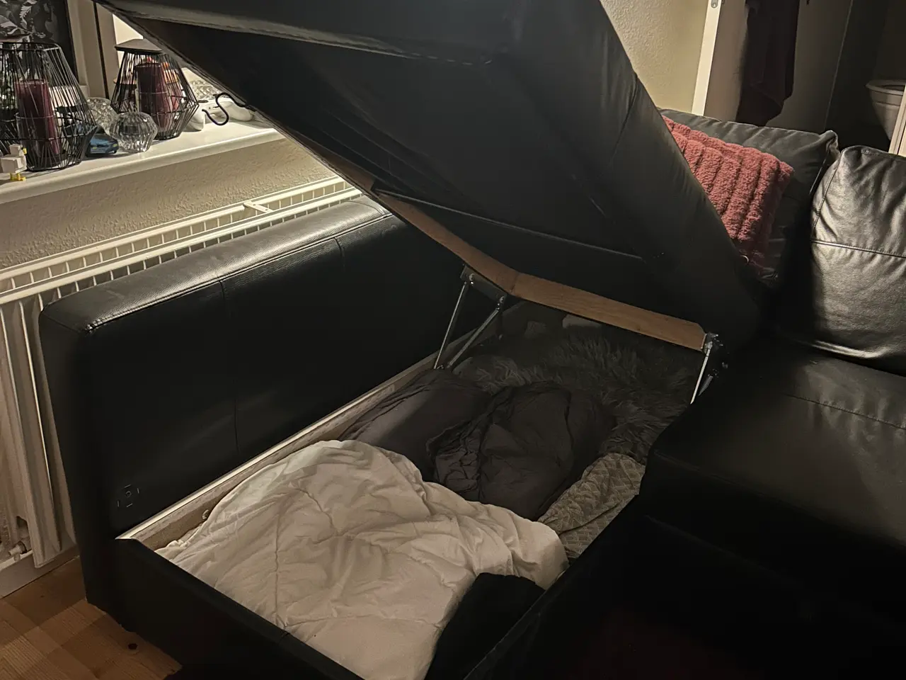 Billede 4 - Vendbar sovesofa med chaiselong