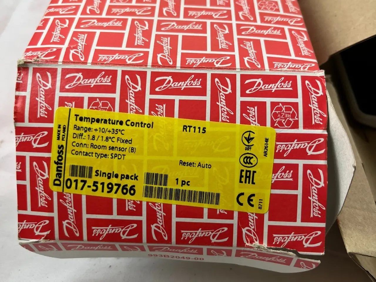 Billede 10 - Danfoss RT115 Temperature Control Thermostat SPDT