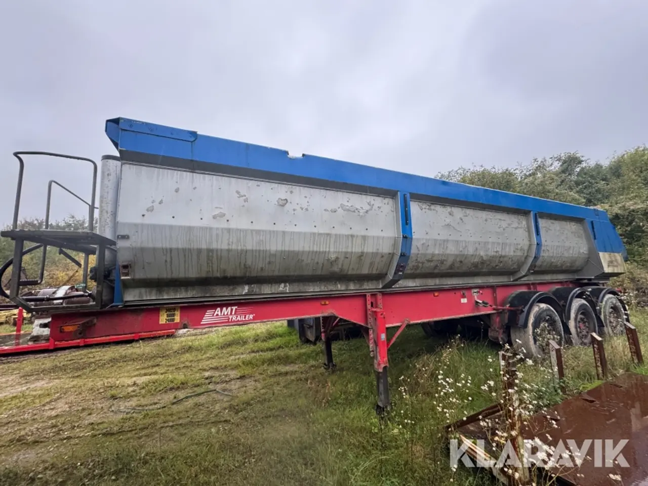 Billede 1 - Tip-sættevogn MTD S340, 3 aksler, AMT Trailer