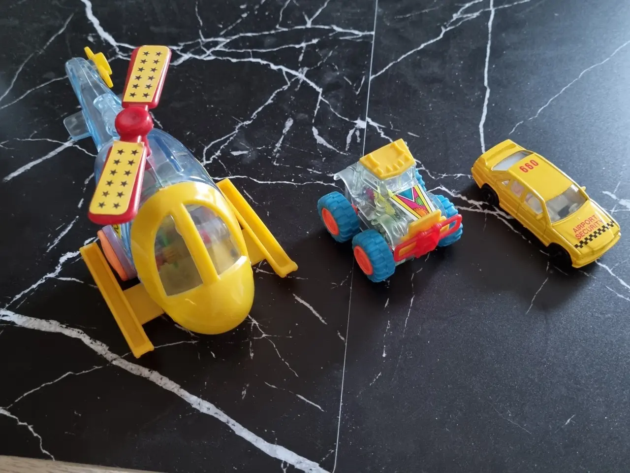 Billede 1 - Vintage helikopter og legetøjsbiler
