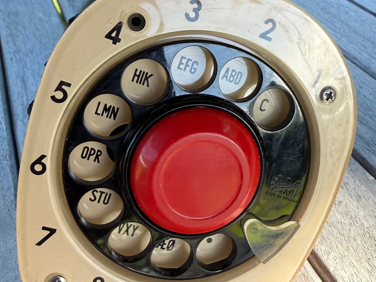 Billede 3 - Rød Cobra bordtelefon