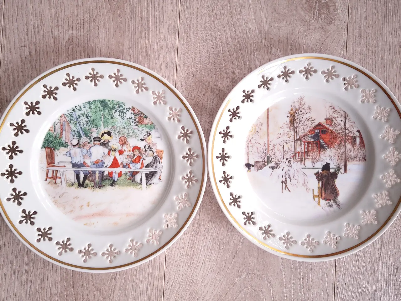 Billede 5 - Bing og Grøndahl  Carl Larson platter 8 styk