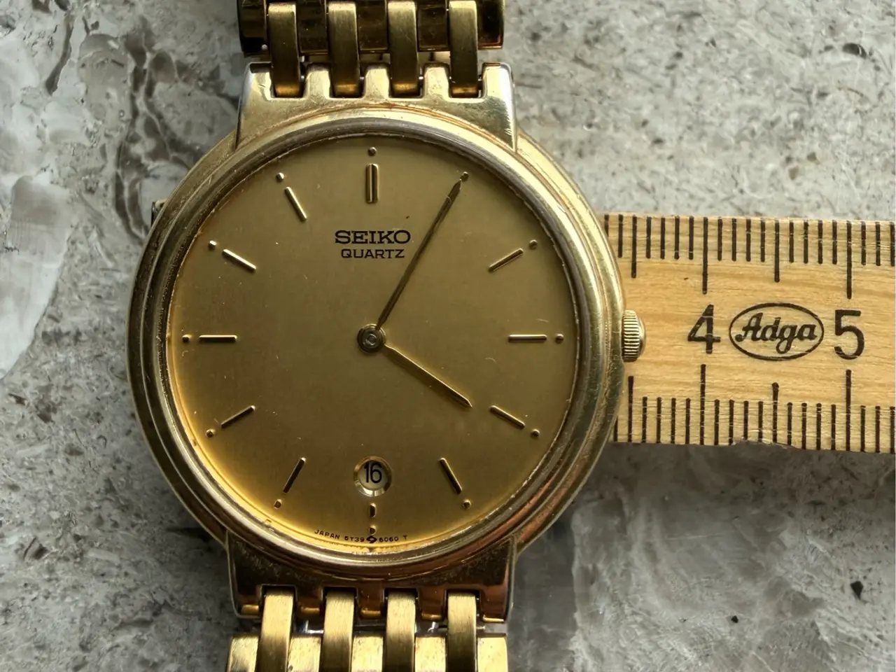 Billede 12 - Fint Seiko Quartz vintage guldur.