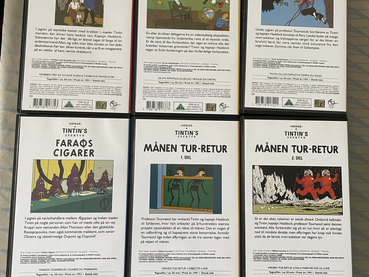Billede 15 - Tintin tegnefilm VHS