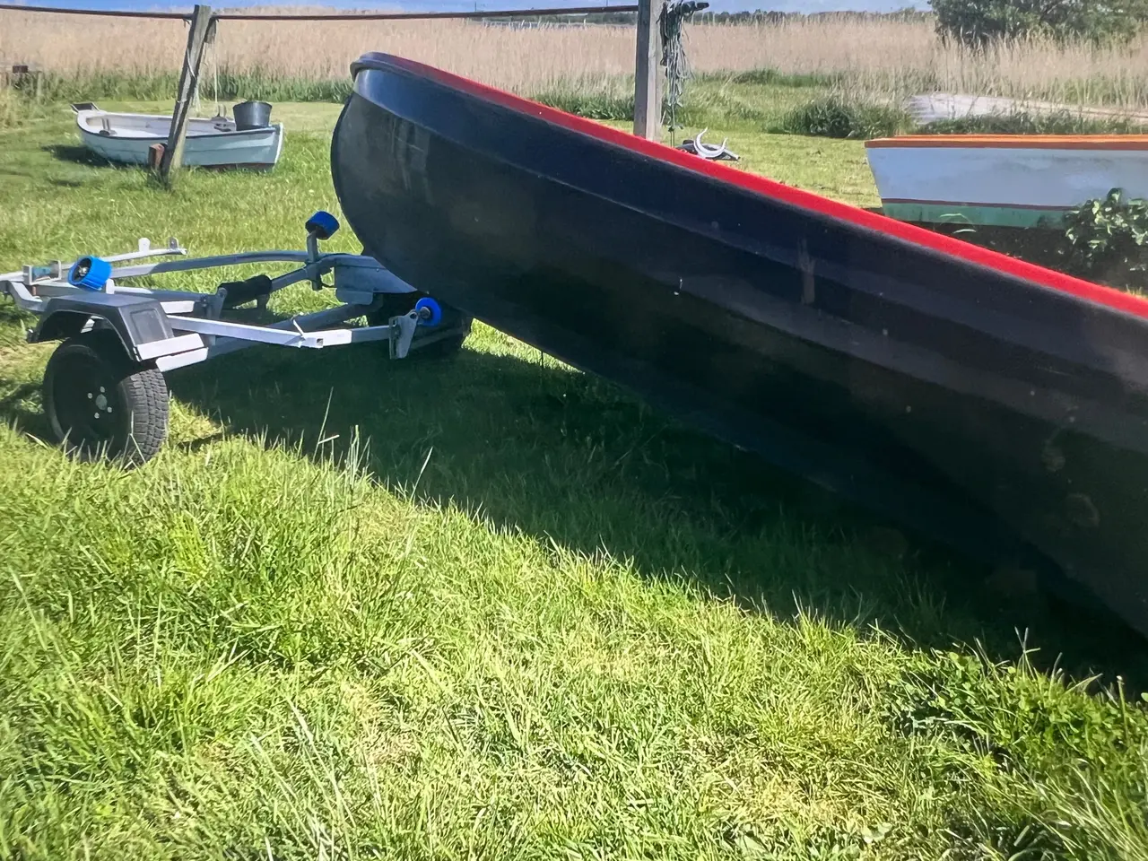 Billede 4 - Jolle med flot Brenderup bådtrailer