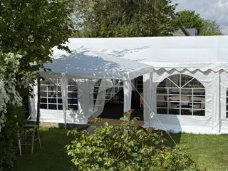 Partytelt til konfirmation, havefest eller bryllup