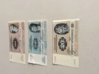 Pengesedler 5 stk