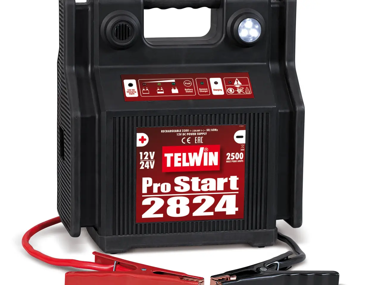 Billede 1 - Telwin Bærbar batterilader 12-24 volt
