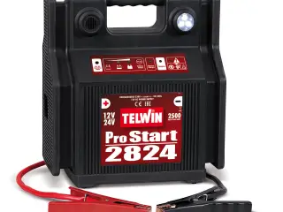 Telwin Bærbar batterilader 12-24 volt