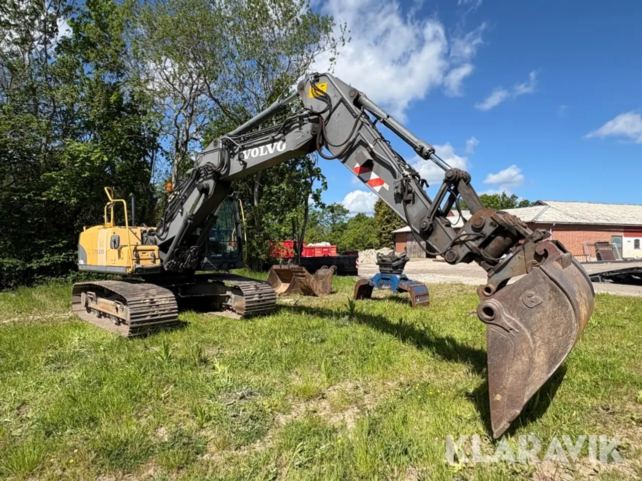 Billede 5 - Gravemaskine Volvo EC 180CL med 3 skovle og sortergrab