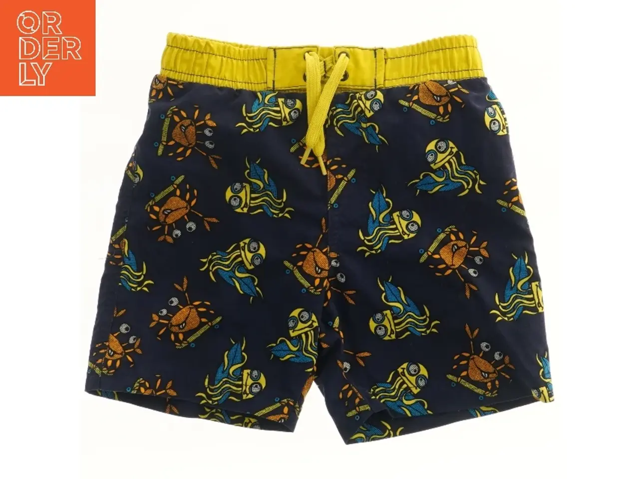 Billede 1 - Badeshorts med krabbe- og dykkerprint fra Bluezoo (str. 98)