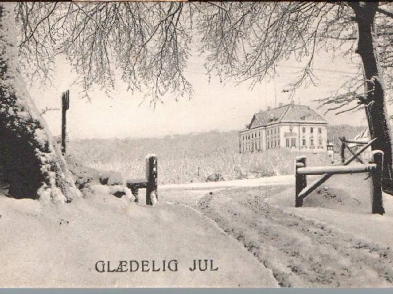 Billede 1 - Glædelig Jul - Marselisborg Slot - Aarhus - Postkort - Brugt