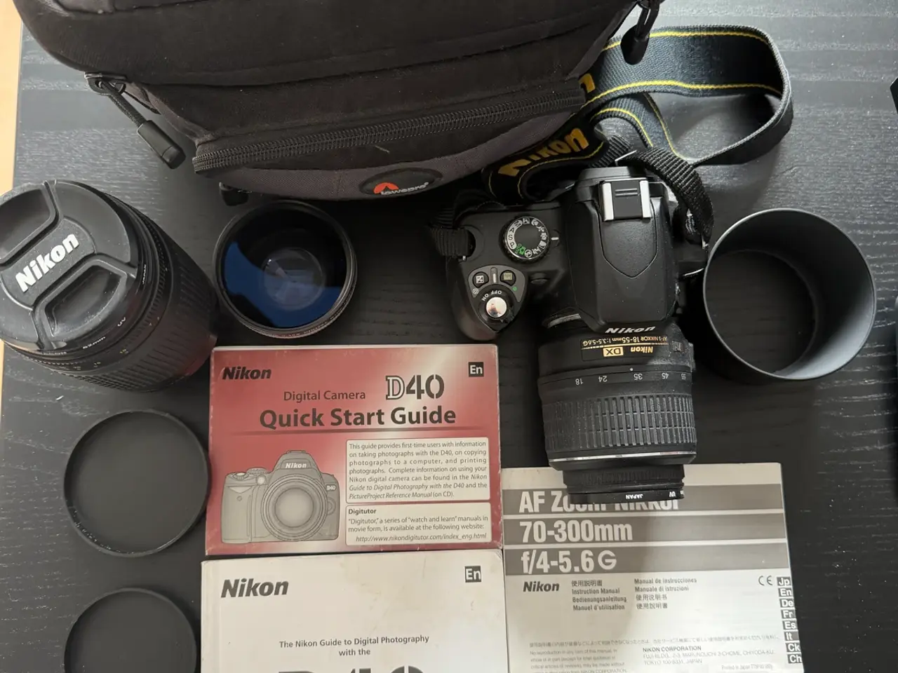 Billede 2 - Nikon D40 komplet kamerasæt – 18-55mm VR+70-300mm