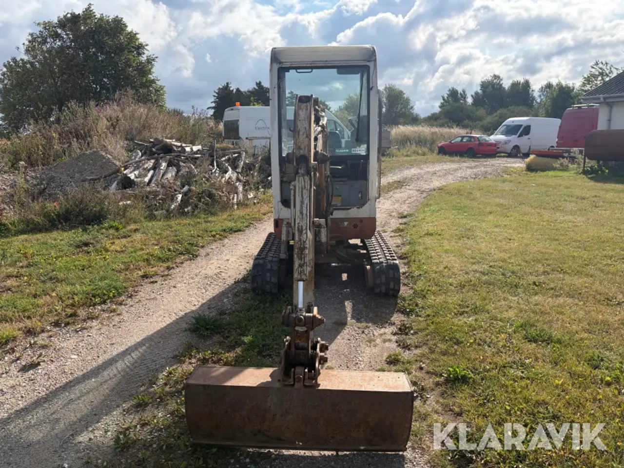 Billede 3 - Minigraver Takeuchi TB016 med hydraulisk udskydelig undervogn