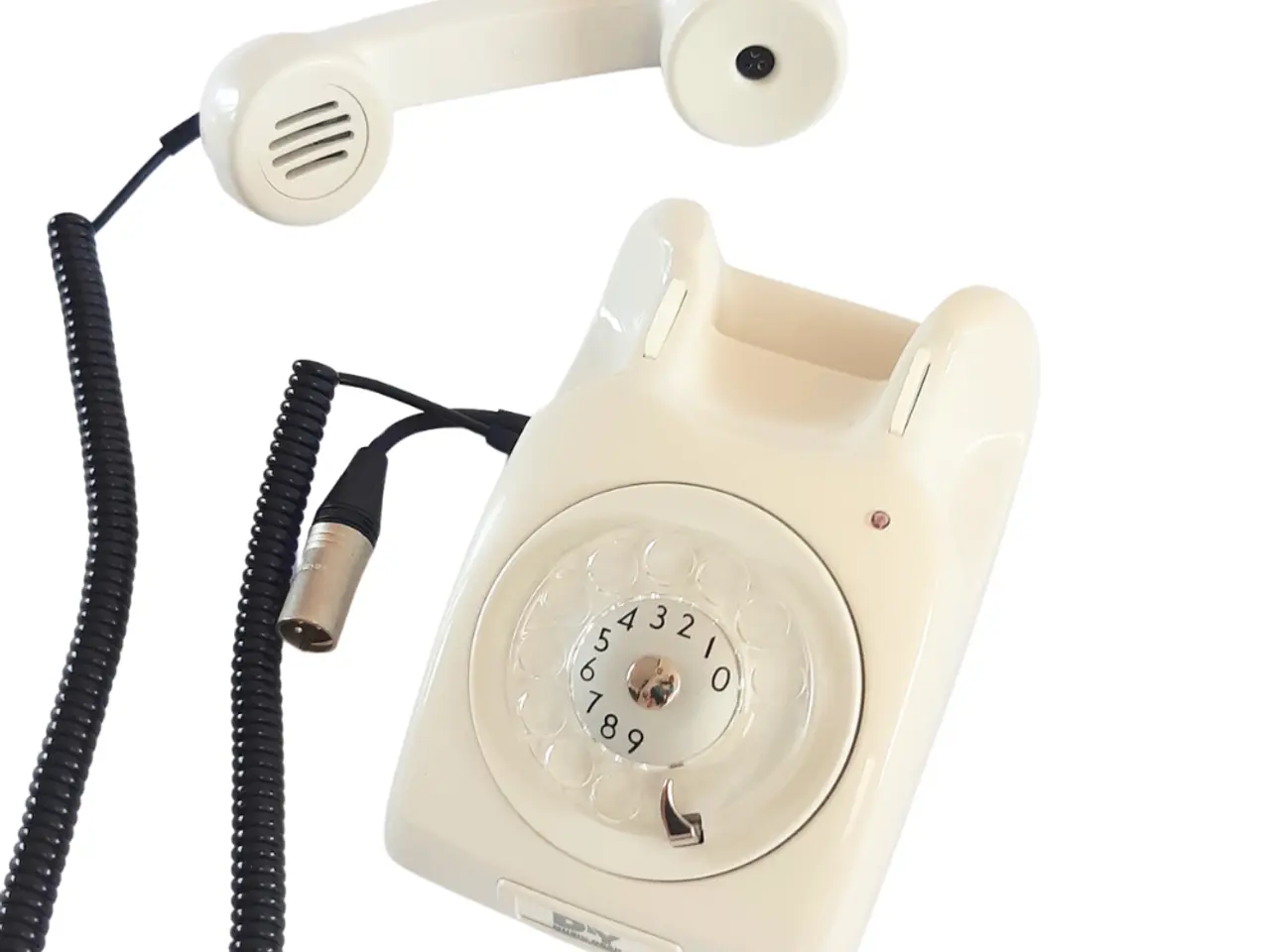 Billede 3 - Retro telefon mikrofon 2 (Hvid)