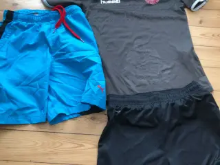 Sportstøj og badebukser