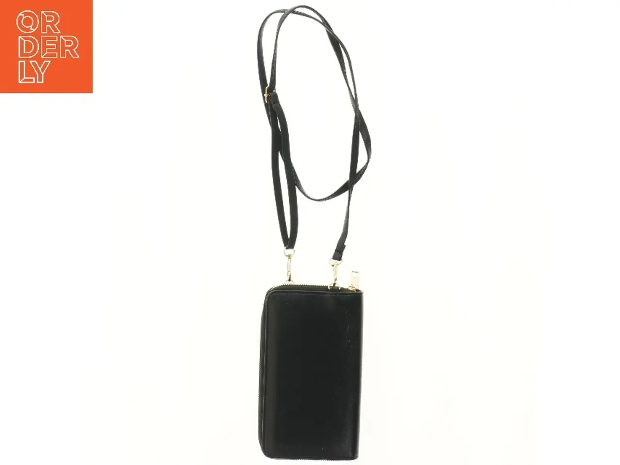 Billede 1 - Sort taske med rem (str. 21x12 cm)