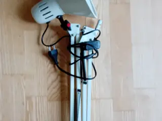 Arkitektlampe hvid