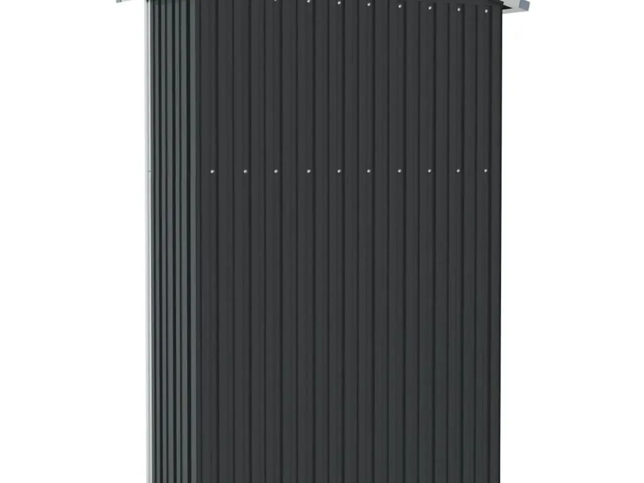 Billede 7 - Haveskur i galvaniseret stål 116 × 45 × 175 cm - antracitgrå