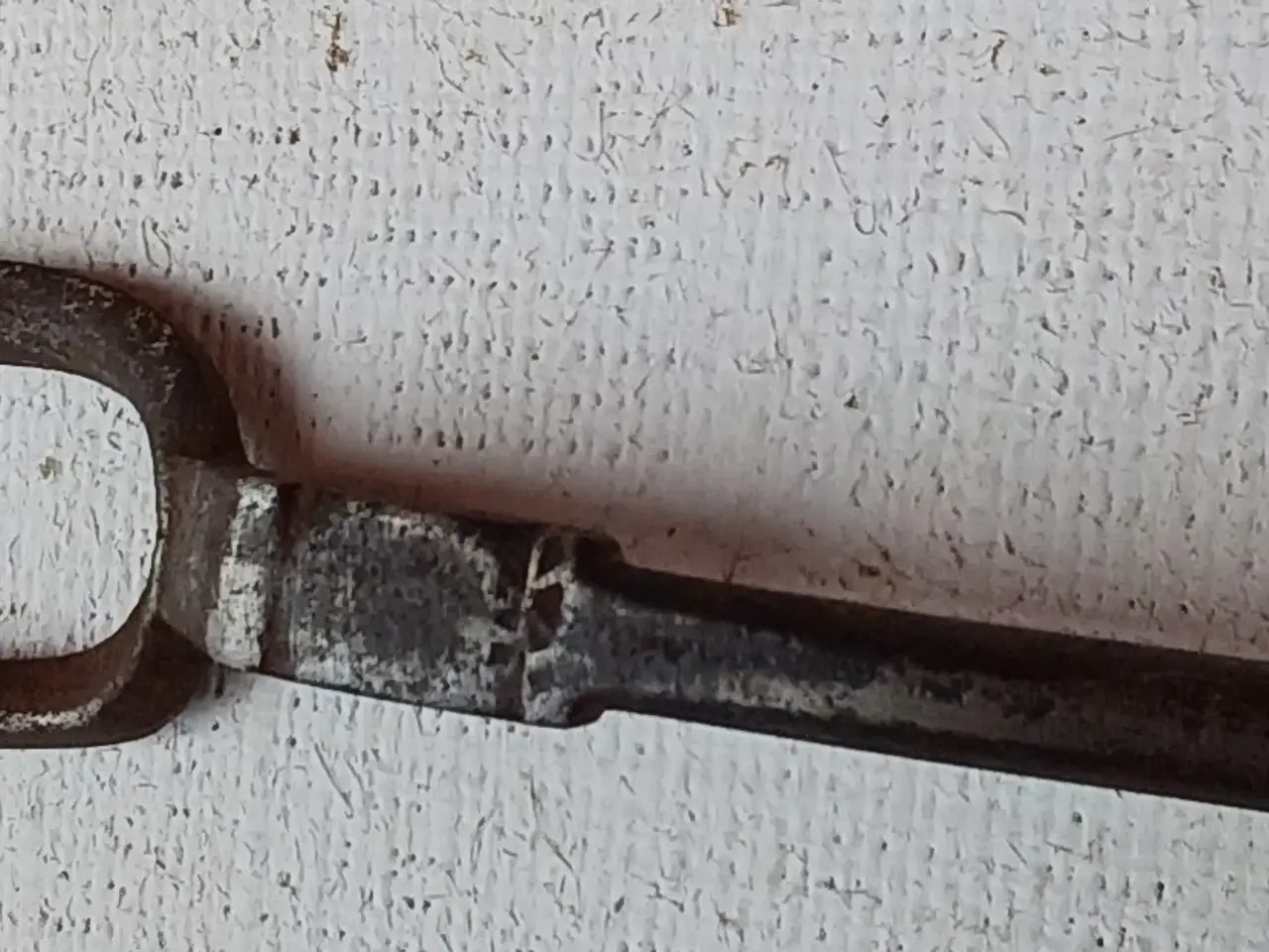 Billede 5 - Antik stegegaffel af dekoreret smedejern.