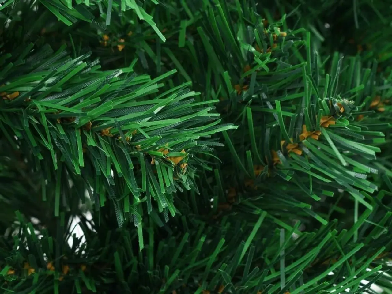 Billede 2 - Kunstigt juletræ med juletræsfod 210 cm 910 grene