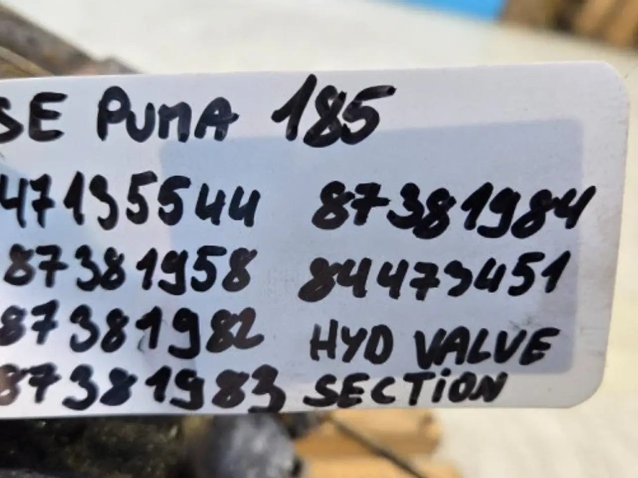 Billede 9 - Case Puma 185 Hydraulikventil 47135544