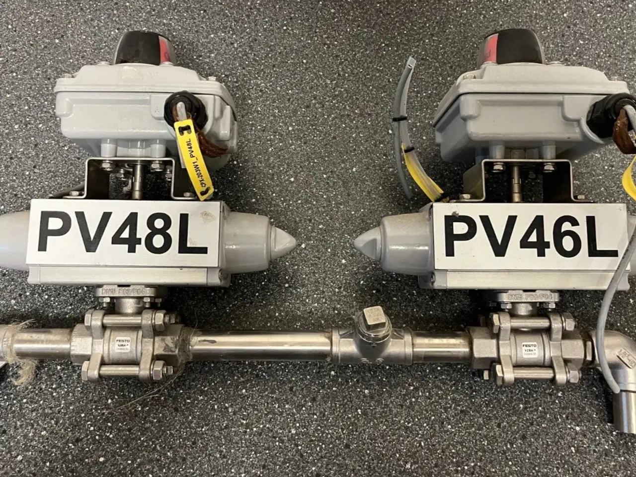Billede 2 - Festo Pneumatic Actuated Ball ventil Assemblies 2x