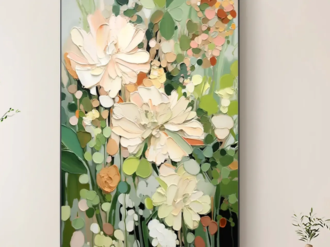 Billede 1 - Stort maleri 95 x 150 cm (Gratis levering)
