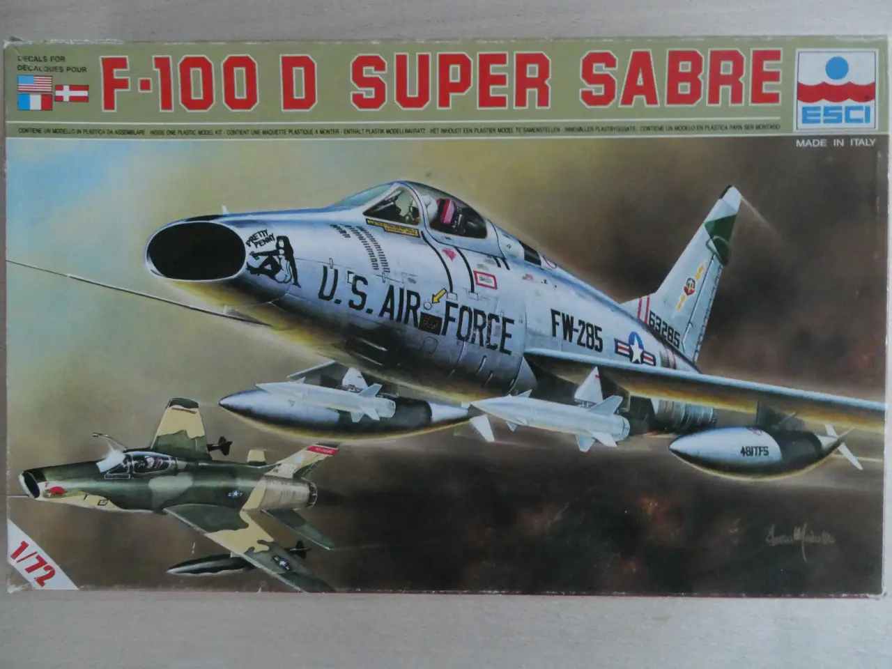Billede 3 - 1/72 11stk. Plastmodelfly(usamlede) Dansk tjeneste