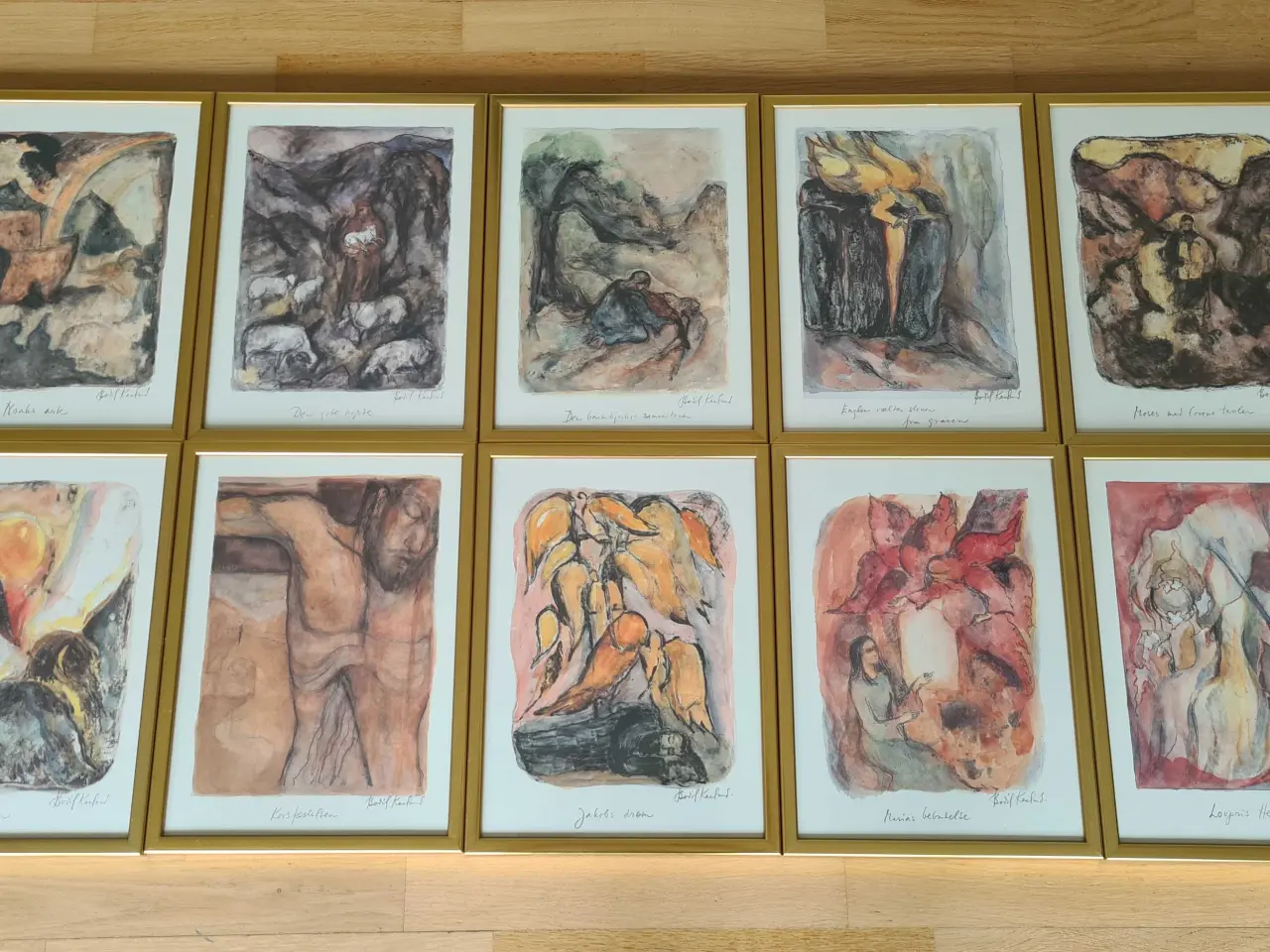 Billede 1 - Bodil Kaalund - 10 indrammede kunsttryk