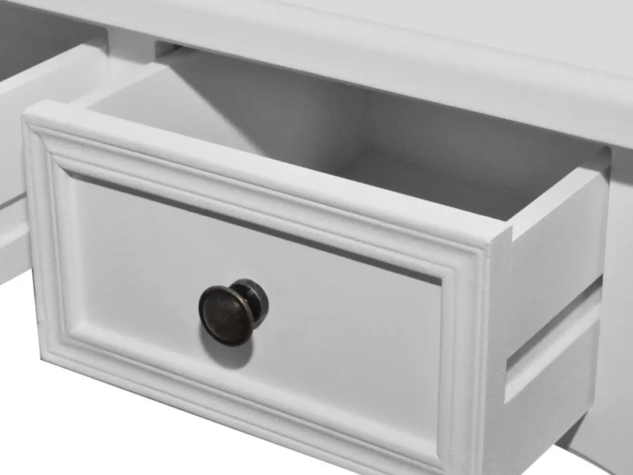 Billede 5 - Konsolbord med 3 skuffer - hvid