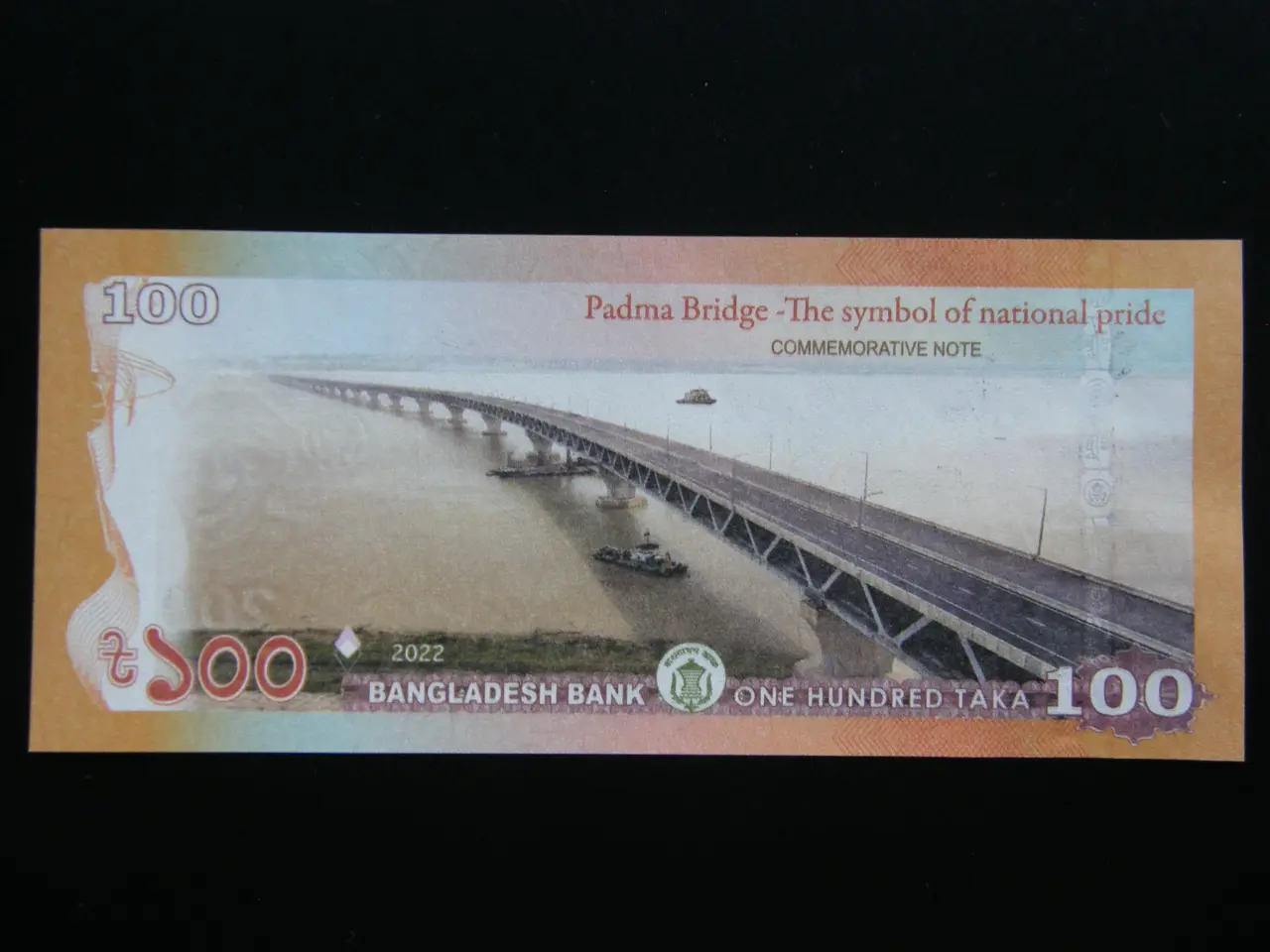 Billede 2 - Bangladesh 100 Taka 2022 P70 Unc.
