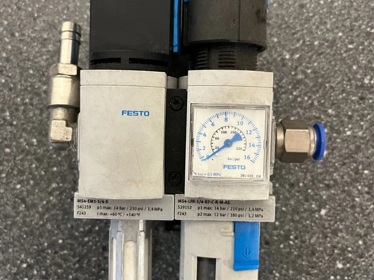 Billede 3 - Festo MS4-EM1-1/4-S & MS4-LFR-1/4-D7-C-R-M-AS Air