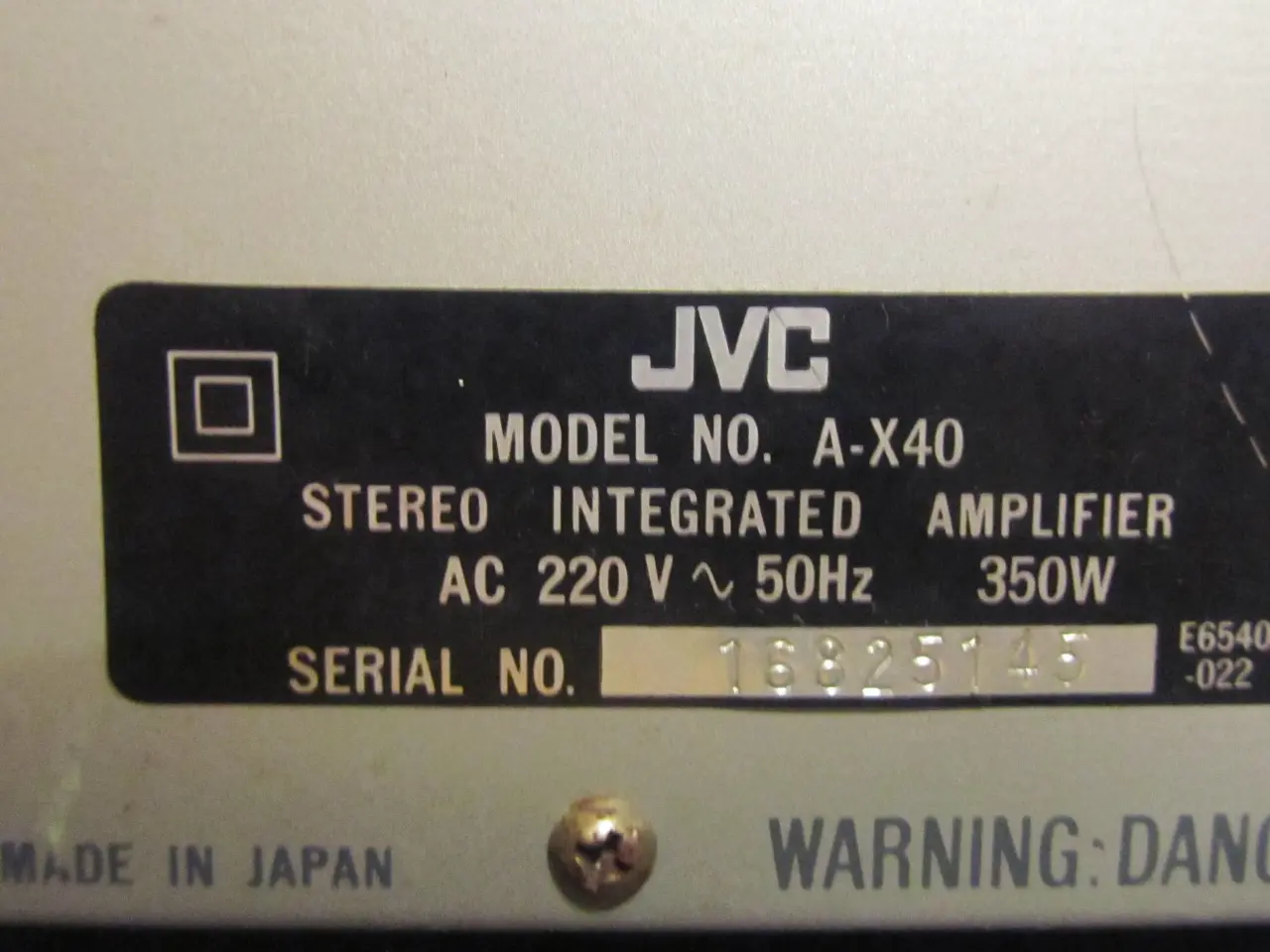 Billede 8 - TOSHIBA A-X40 50W RMS og EQUALIZER