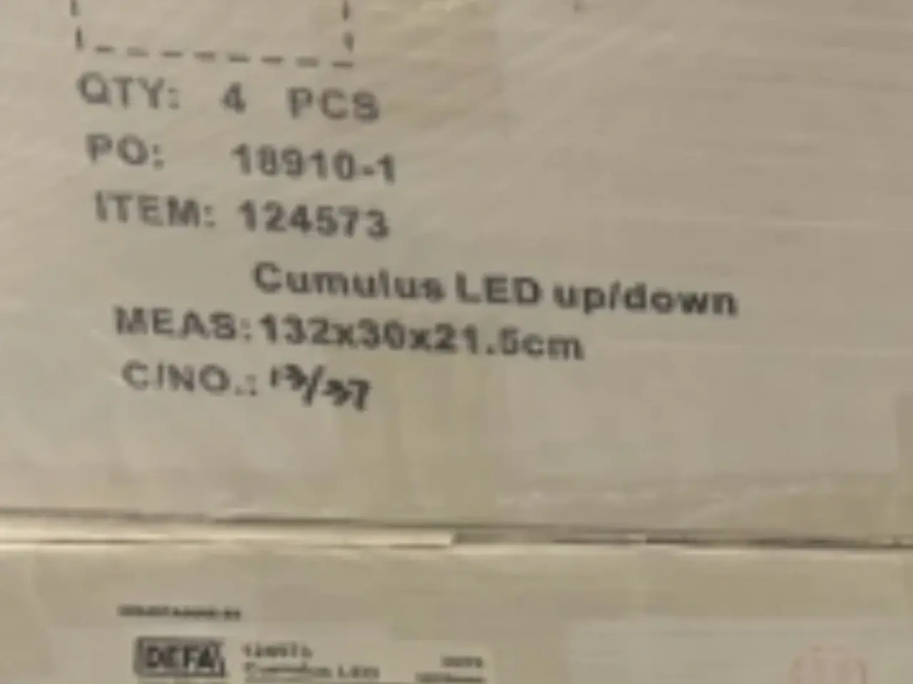 Billede 3 - 54 stk. DEFA Cumulus LED Up/Down Armaturer