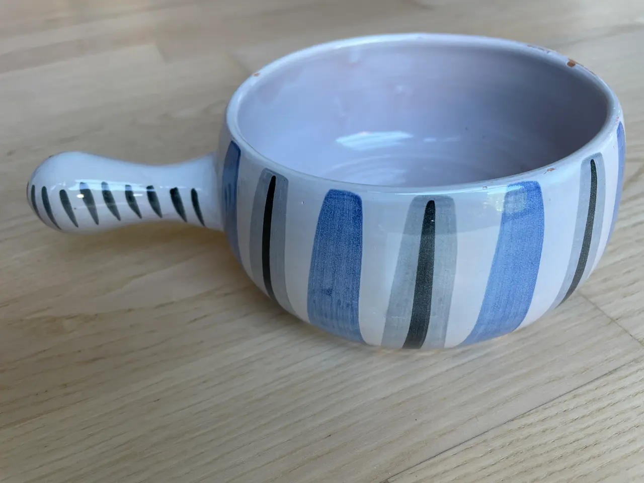 Billede 1 - Bangholm skål med håndtag 