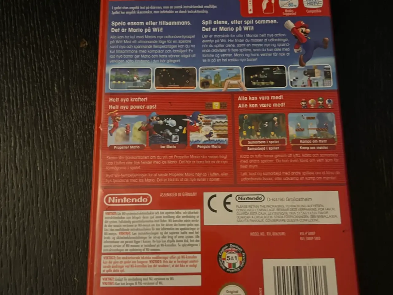 Billede 3 - Nintendo Wii spil New Super Mario Bros. Wii