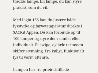 Udendørs lampe genopladelig batteri