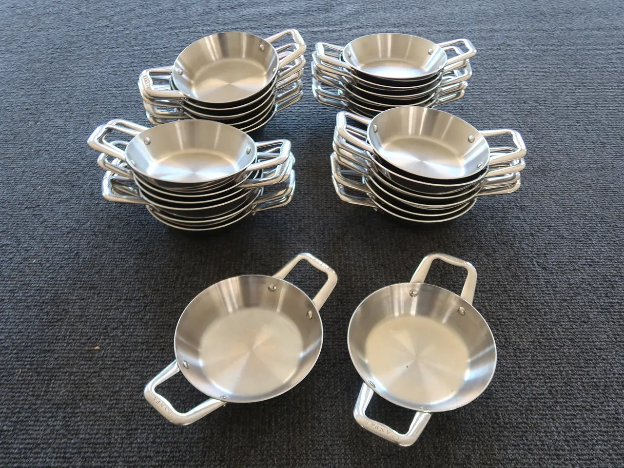 Billede 1 - 26 stk. Scanpan Mini paellapande - Ø 16 cm
