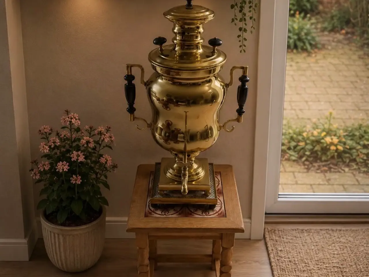 Billede 1 - Samovar til at koge vand til the.