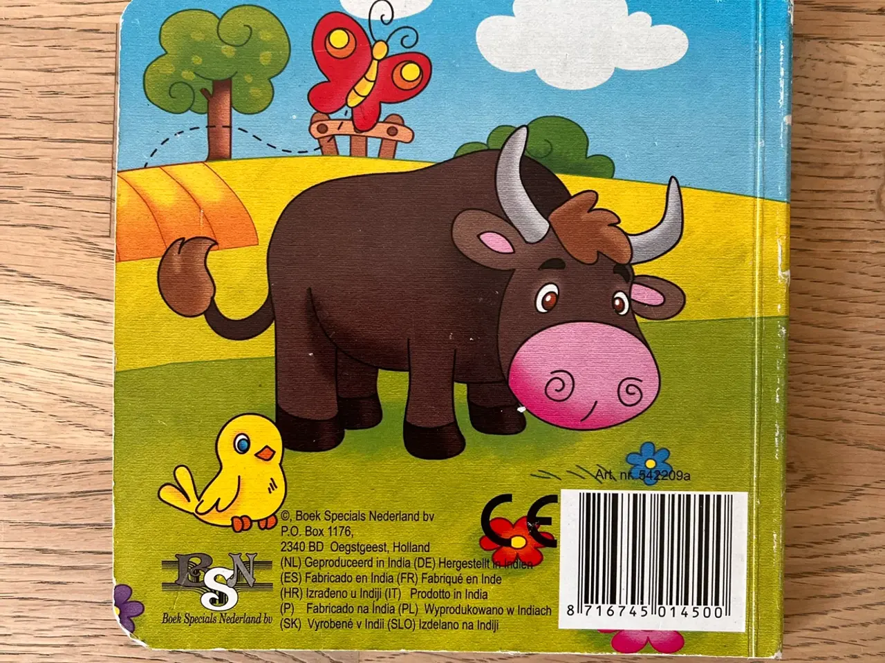 Billede 7 - Billedbog / pegebog med tykke pap-sider
